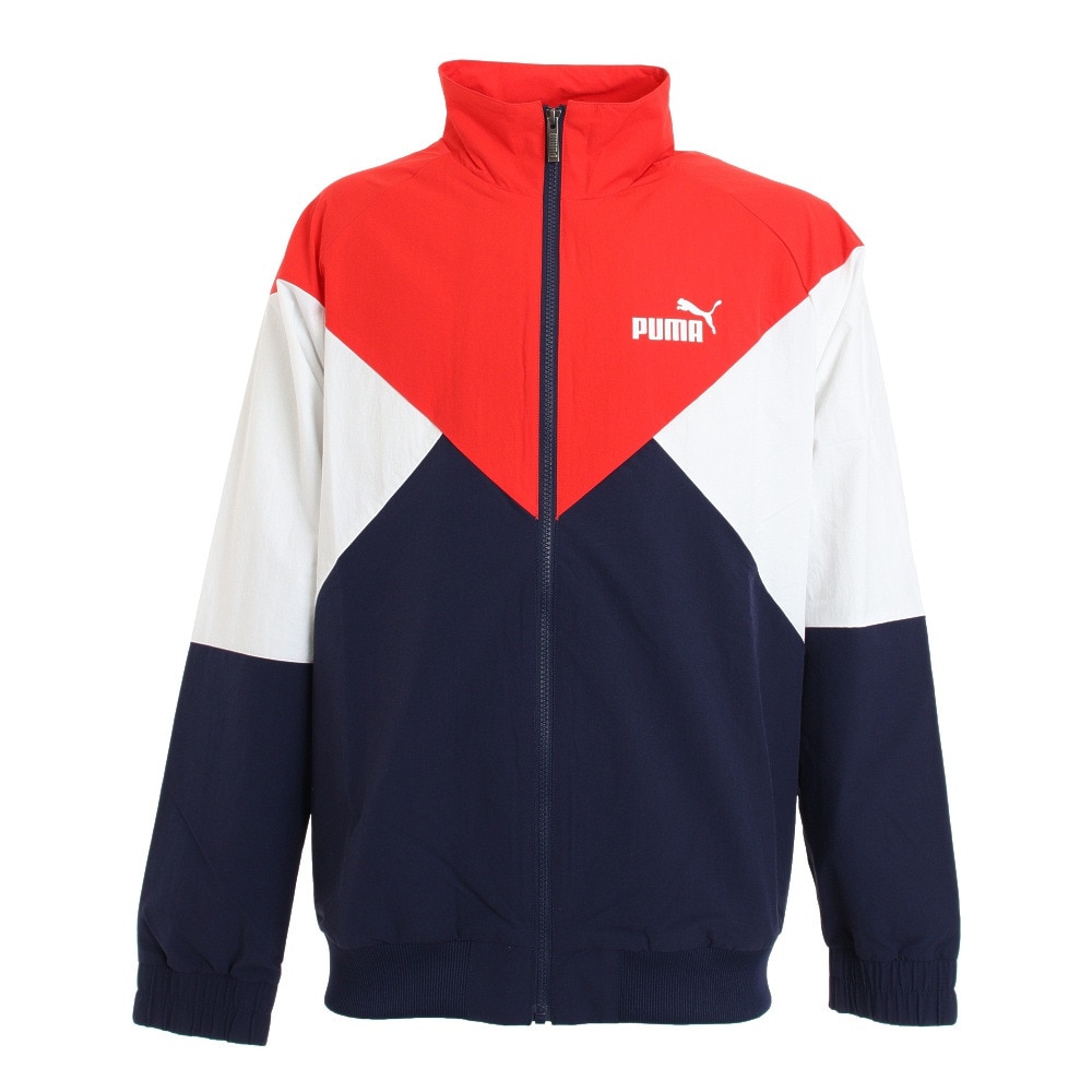 プーマ（PUMA）（メンズ）ウーブンメッシュドジャケット 586081-03 RED