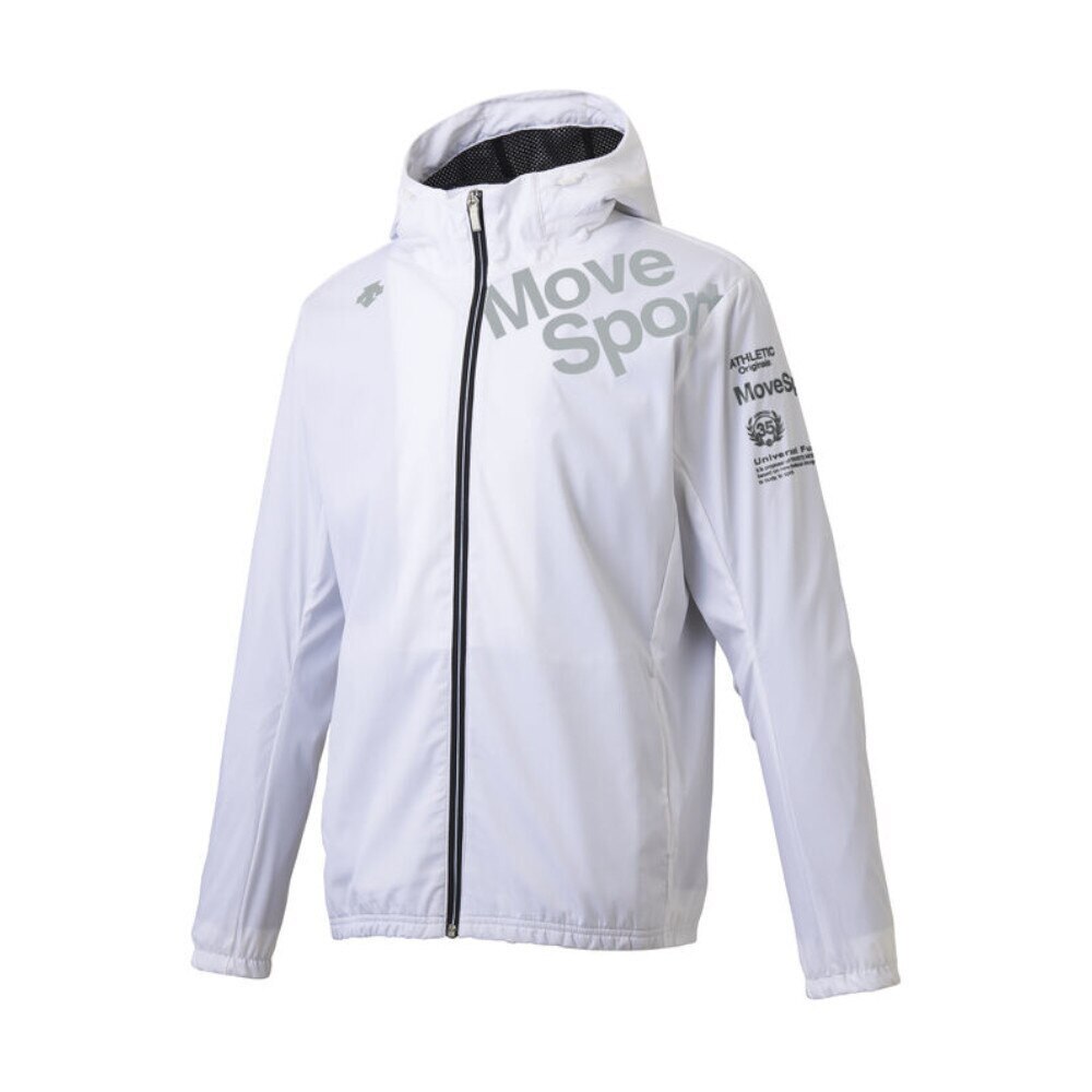  ACTIVESUITS ウインドブレーカー フーデットジャケット DMMOJF36 WH スポーツウェア