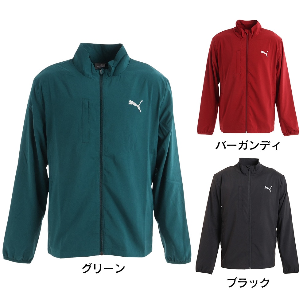 プーマ（PUMA）（メンズ）裏メッシュ ウーブンジャケット 523059 01 BLK