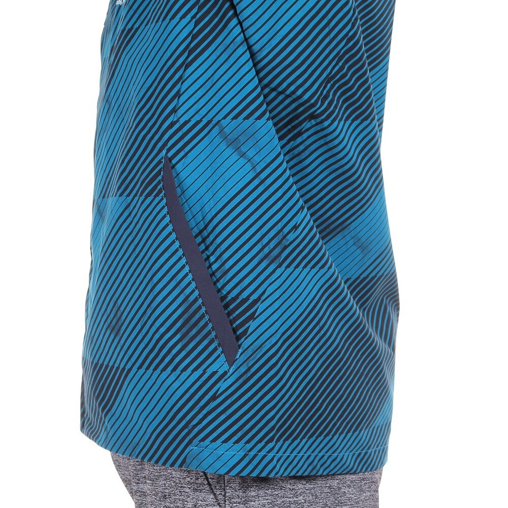 デサント（DESCENTE）（メンズ）総柄グラフィックフーデッド ジャケット DMMUJF30 BL