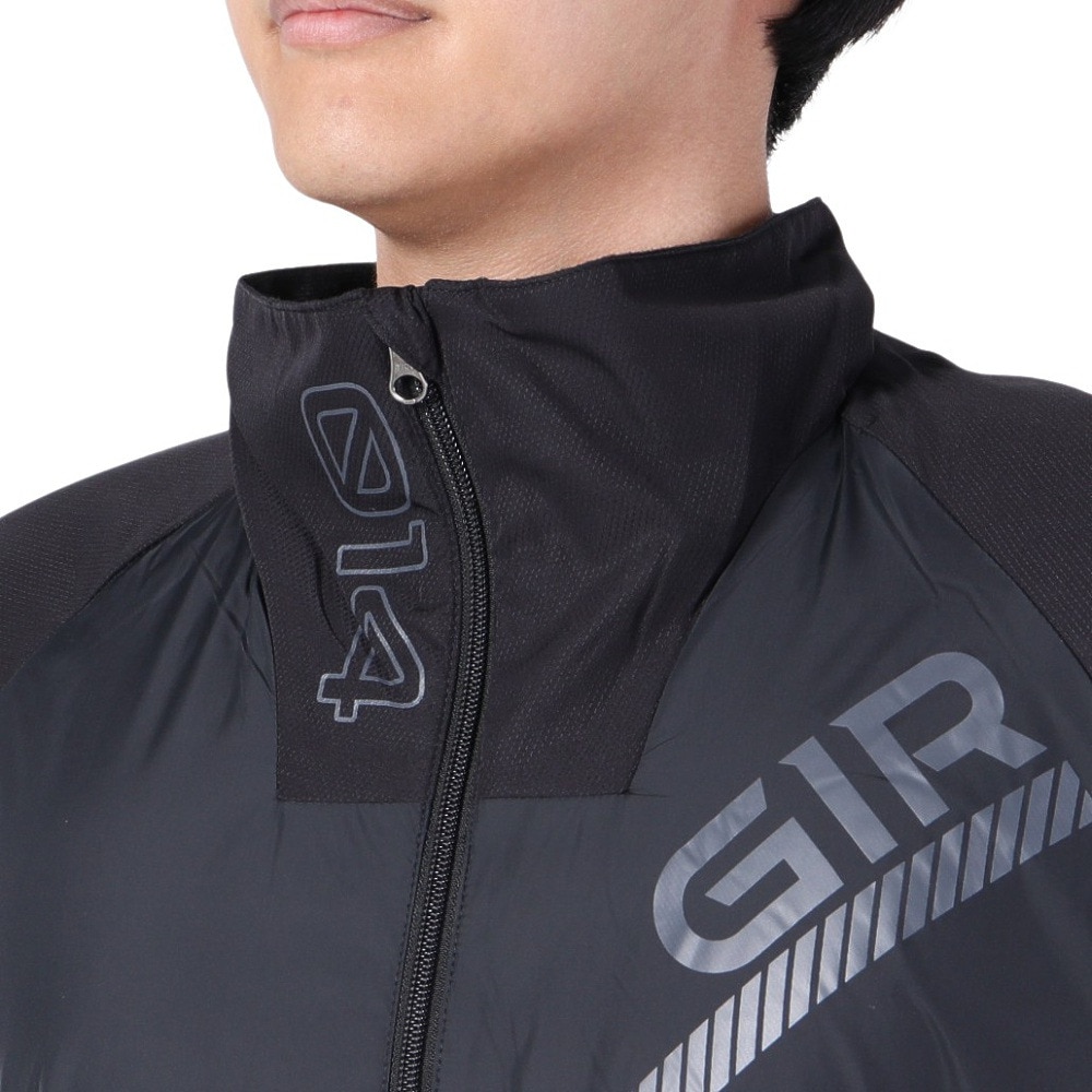 ジローム（GIRAUDM）（メンズ）ヒートクロス brushed ウィンドブレーカージャケット WB3F0009-TR854-GRTJ BLK