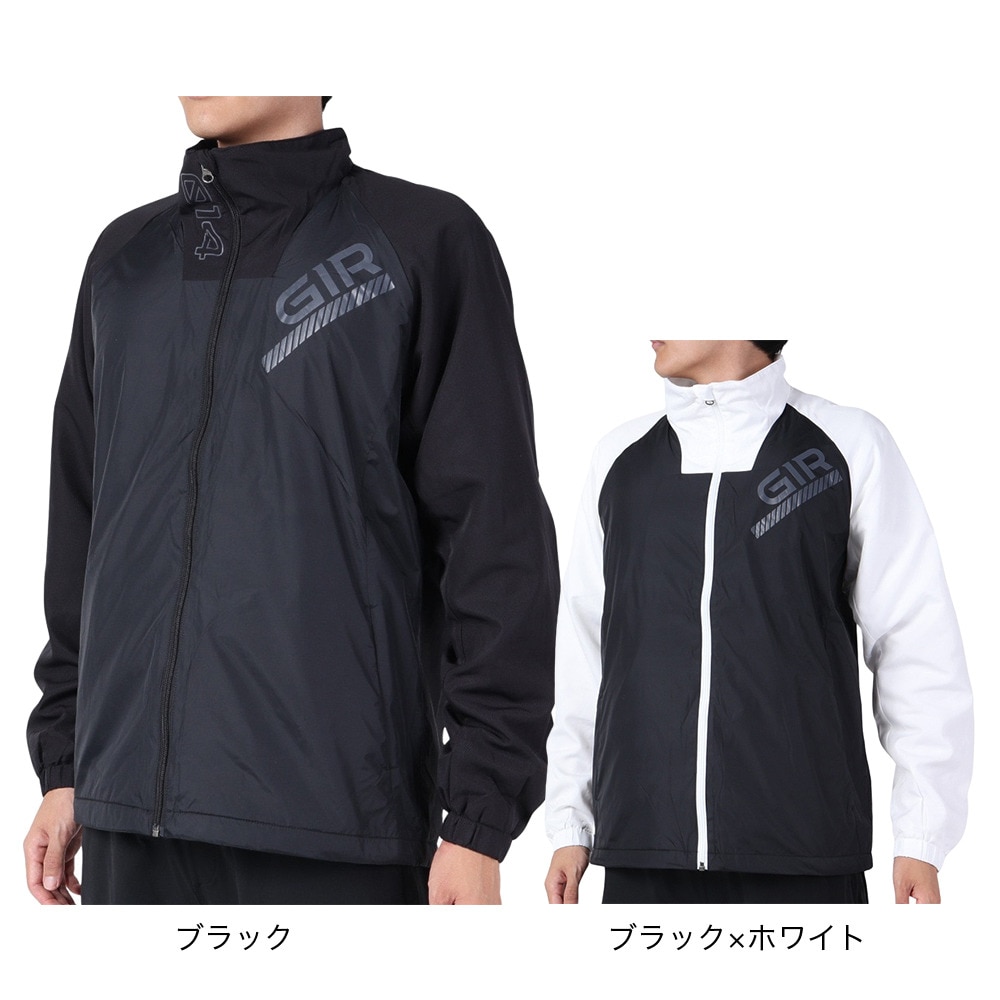 ジローム（GIRAUDM）（メンズ）ヒートクロス brushed ウィンドブレーカージャケット WB3F0009-TR854-GRTJ BLK