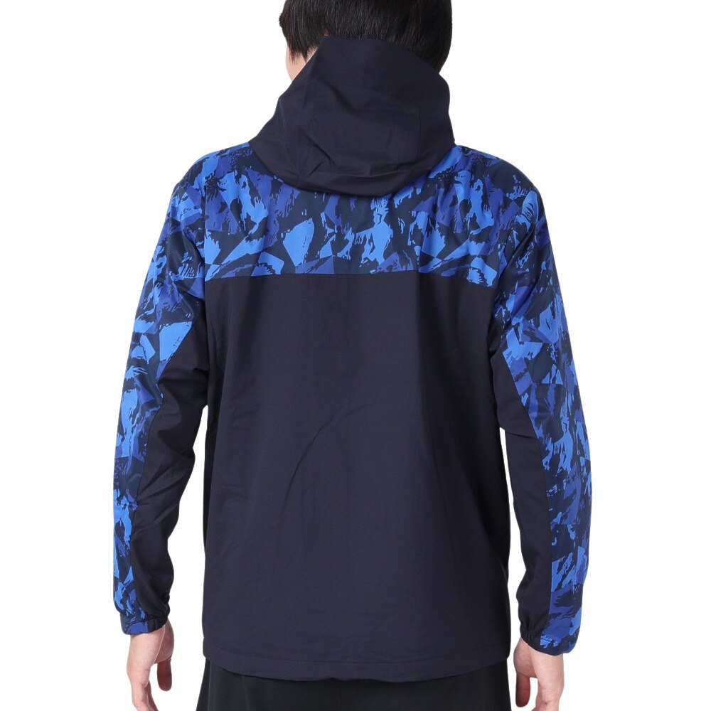 デサント（DESCENTE）（メンズ）HEATNAVI グラフィック スリーブフルジップジャケット DMMWJF30 BLNV