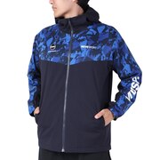 デサント(DESCENTE)(メンズ)HEATNAVI グラフィック スリーブフルジップジャケット DMMWJF30 BLNV
