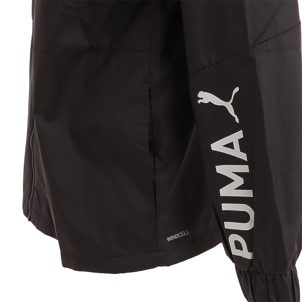 プーマ（PUMA）（メンズ）トレーニング 防風 フード付き メッシュライナー ジャケット 523549 01 BLK