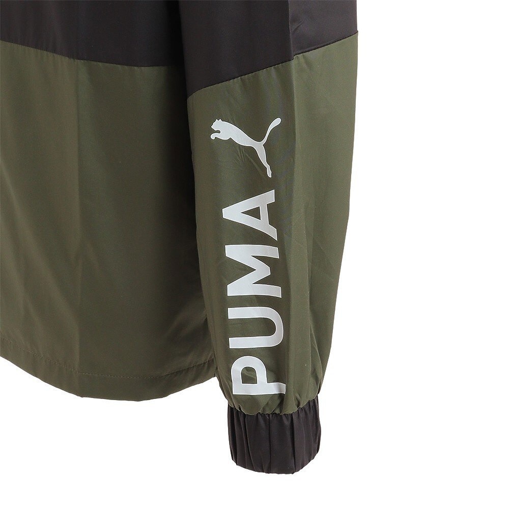 プーマ（PUMA）（メンズ）トレーニング 防風 フード付き メッシュライナー ジャケット 523549 73 KHK