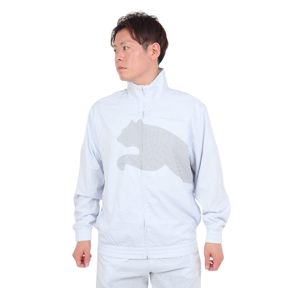 プーマ（PUMA）（メンズ）TRAIN BIG CAT ウーブンフルジップジャケット 525563 42 SLV