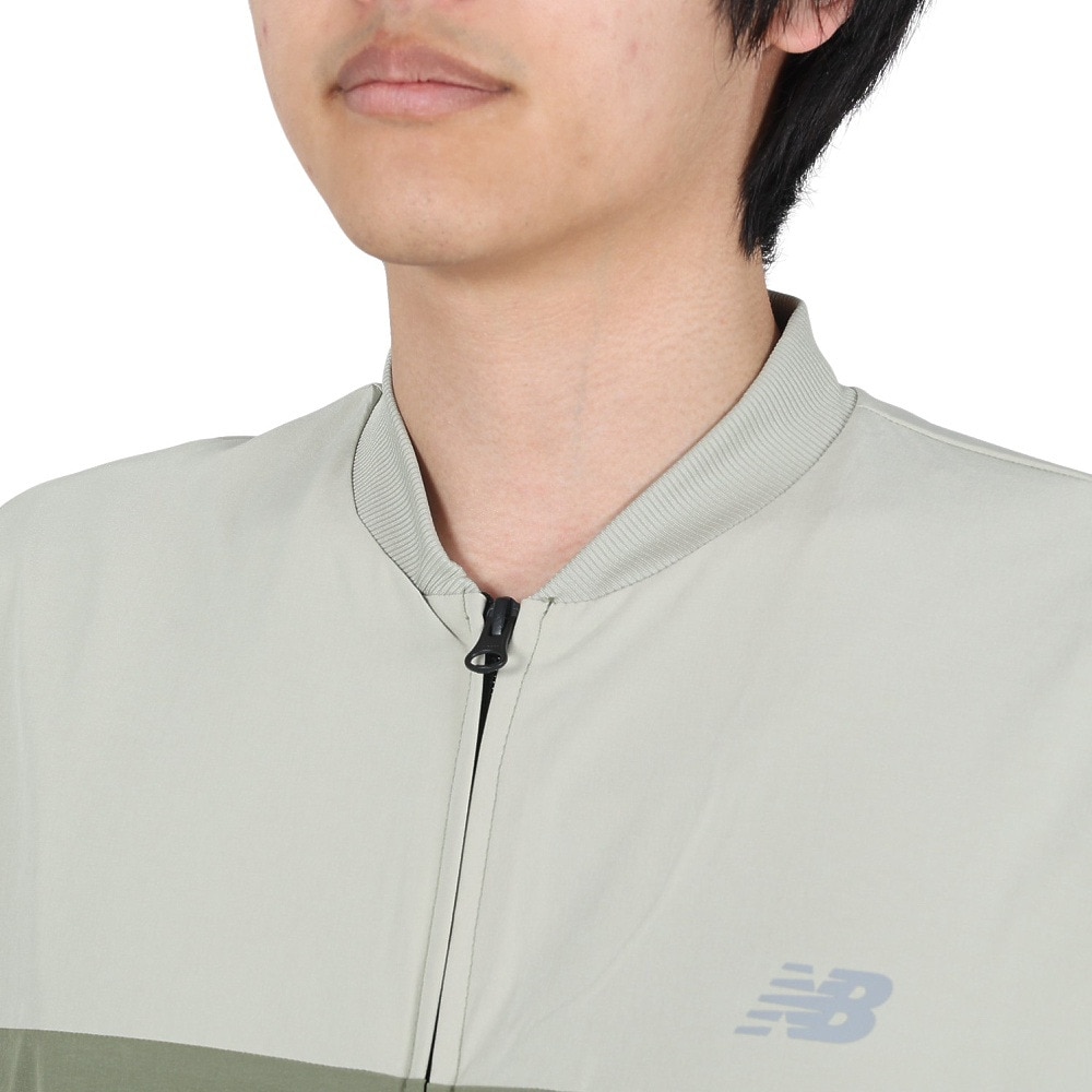 ニューバランス（new balance）（メンズ）ストレッチウーブンボンバージャケット MJ41017DEK