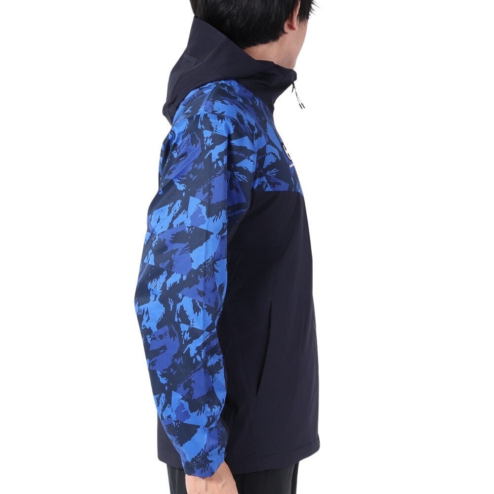 デサント（DESCENTE）（メンズ）HEATNAVI グラフィック スリーブフルジップジャケット DMMWJF30 BLNV