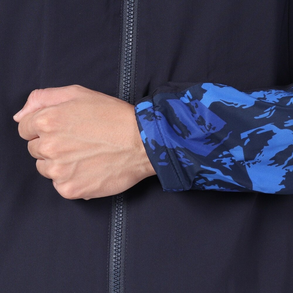 デサント（DESCENTE）（メンズ）HEATNAVI グラフィック スリーブフルジップジャケット DMMWJF30 BLNV