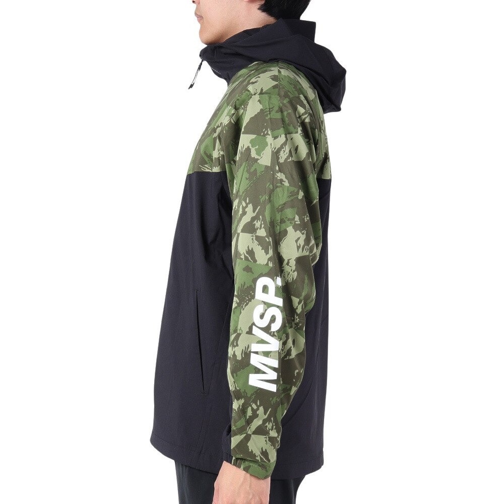 デサント（DESCENTE）（メンズ）HEATNAVI グラフィック スリーブフルジップジャケット DMMWJF30 KHBK