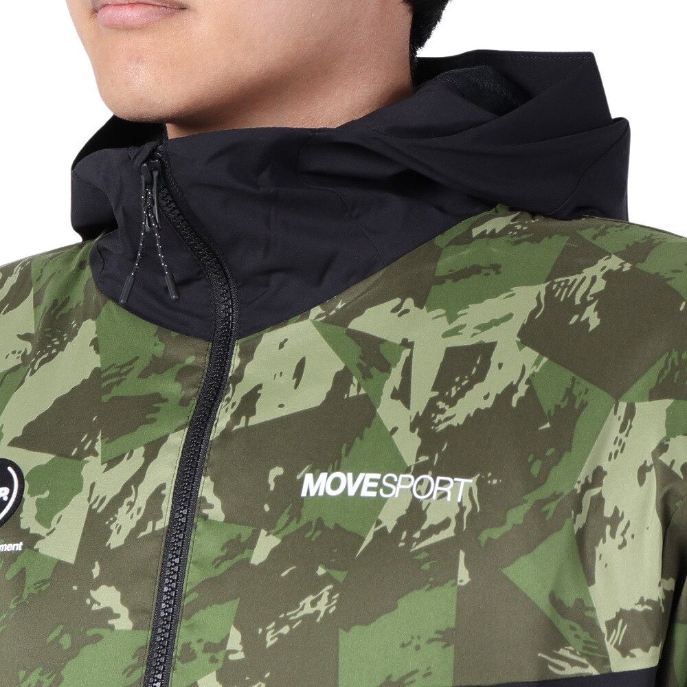 デサント（DESCENTE）（メンズ）HEATNAVI グラフィック スリーブフルジップジャケット DMMWJF30 KHBK
