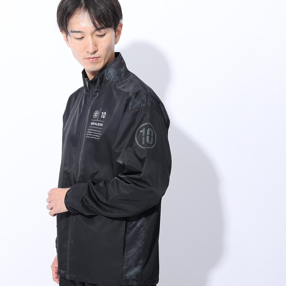 ジローム（GIRAUDM）（メンズ）絶耐撥水 メッシュ ブレーカー ジャケット WB4F0003-TR854-GRSD BLK