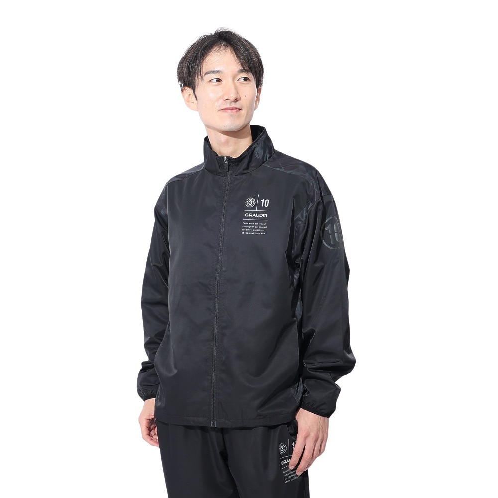 ジローム（GIRAUDM）（メンズ）絶耐撥水 メッシュ ブレーカー ジャケット WB4F0003-TR854-GRSD BLK