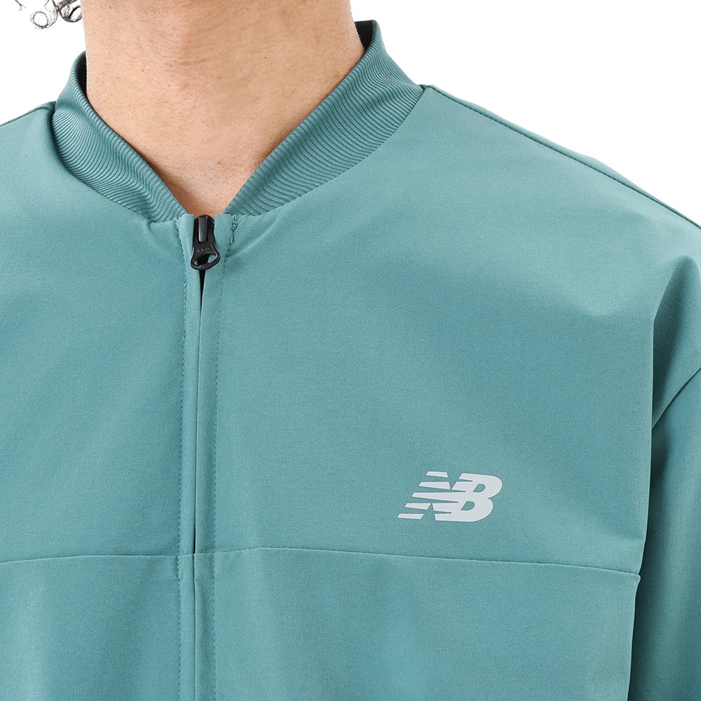 ニューバランス（new balance）（メンズ）ストレッチ ウーブン ボンバージャケット MJ41017NUS