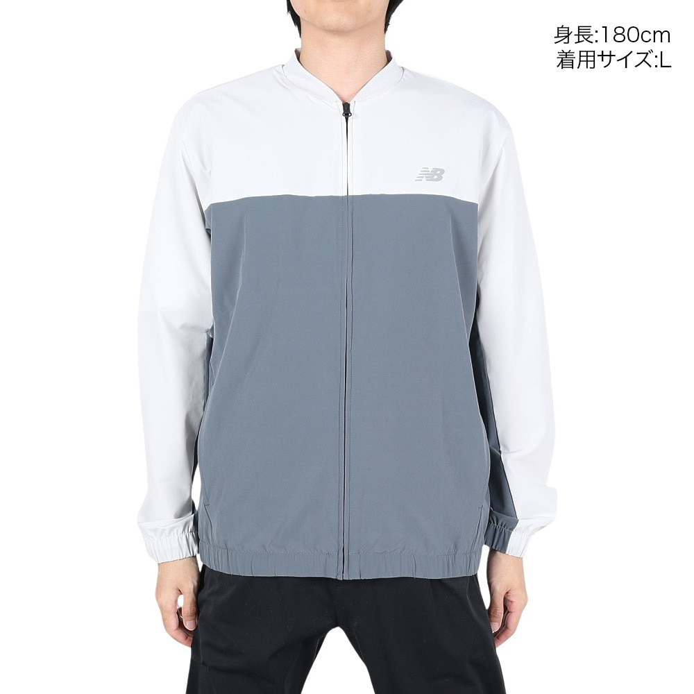 ニューバランス（new balance）（メンズ）ストレッチウーブンボンバージャケット MJ41017GT