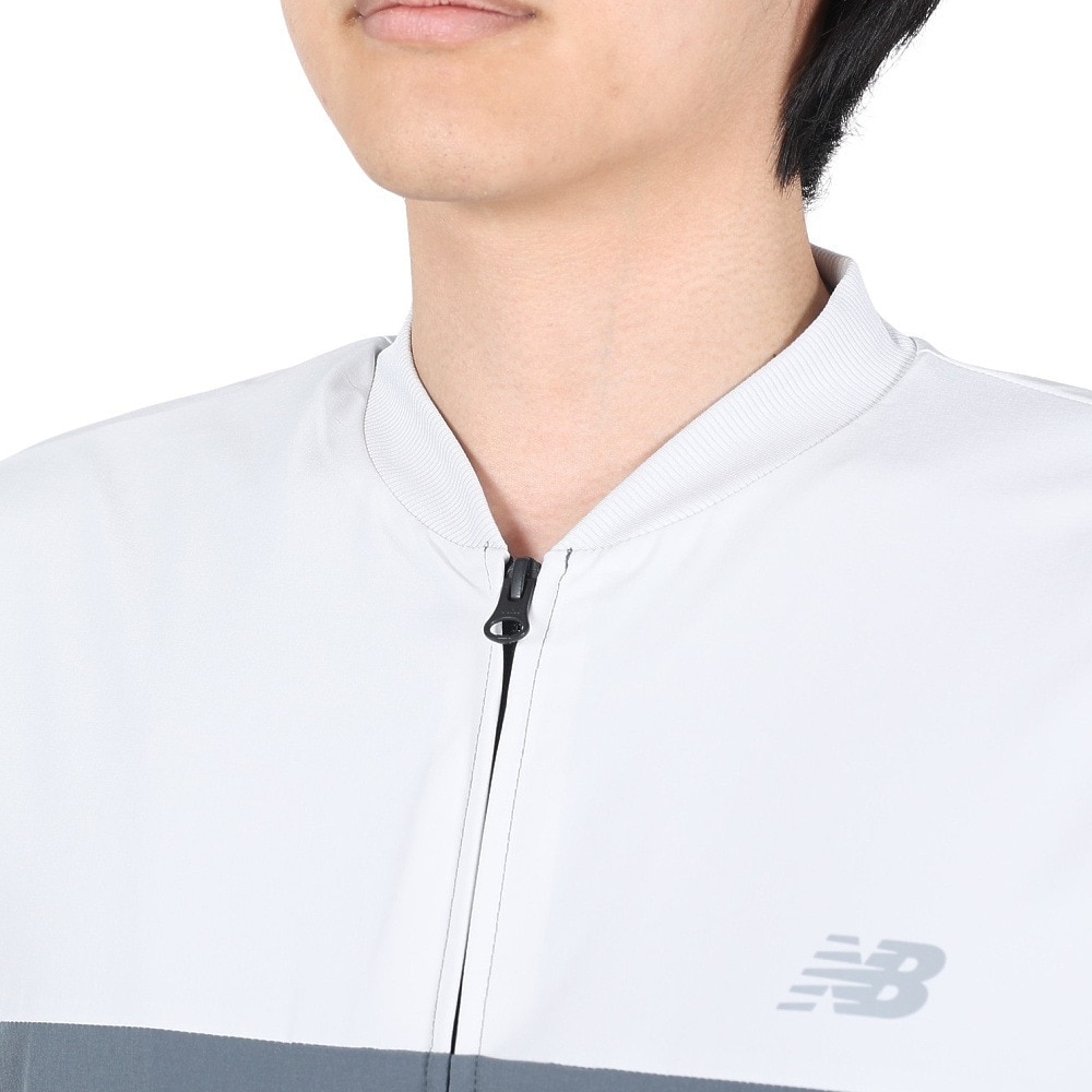 ニューバランス（new balance）（メンズ）ストレッチウーブンボンバージャケット MJ41017GT