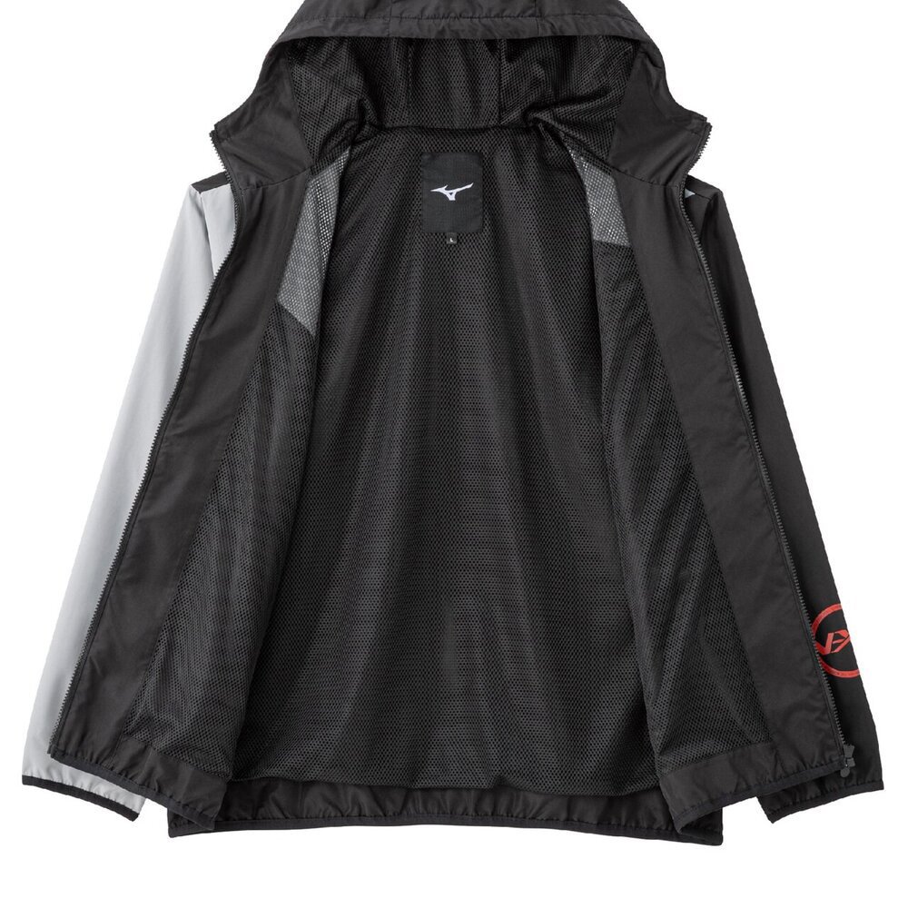 Mizuno ブラック ウィンドブレーカー ミズノ（MIZUNO）（メンズ、レディース）N-XT ウィンドブレーカー