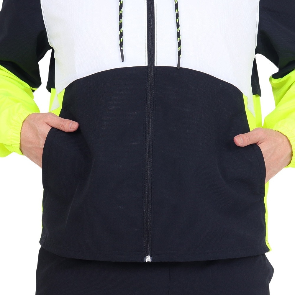 アンダーアーマー（UNDER ARMOUR）（メンズ）レガシー ウインドブレーカー ウインドパンツ 上下セット ブラック