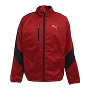 プーマ（PUMA）（メンズ）裏トリコット ウーブンジャケット M 672955 22 RED