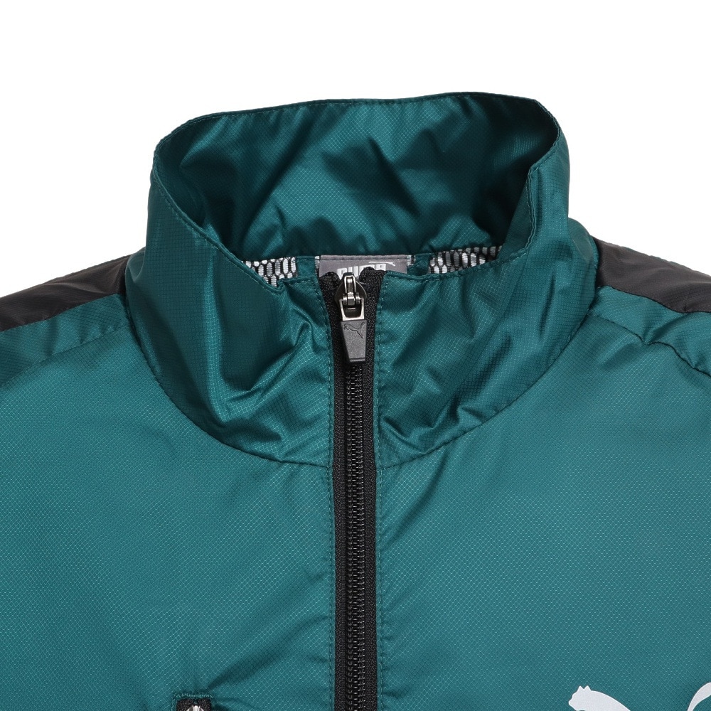 プーマ（PUMA）（メンズ）裏トリコット ウーブンジャケット M 672955 24 GRN
