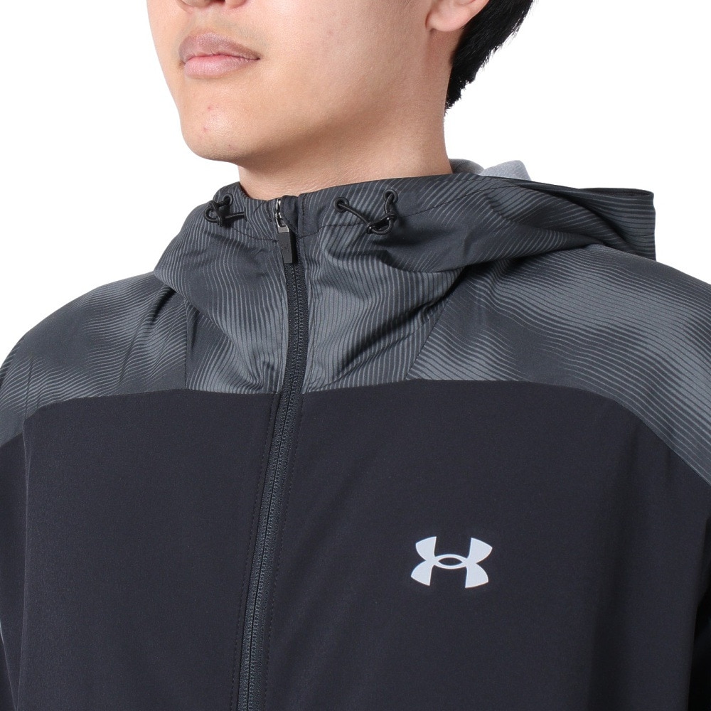 アンダーアーマー（UNDER ARMOUR）（メンズ）TRICOT LINED WV ジャケット 1381345 001
