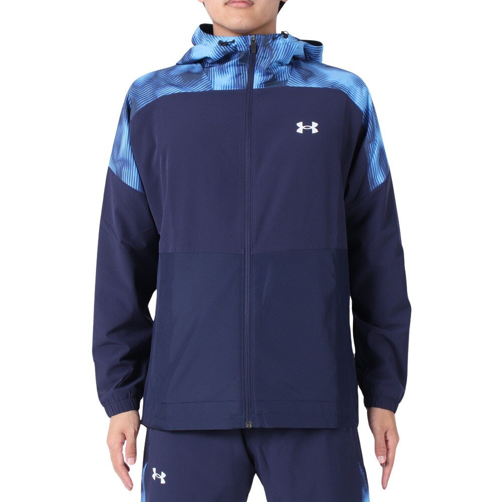 アンダーアーマー（UNDER ARMOUR）（メンズ）TRICOT LINED WV ジャケット 1381345 410