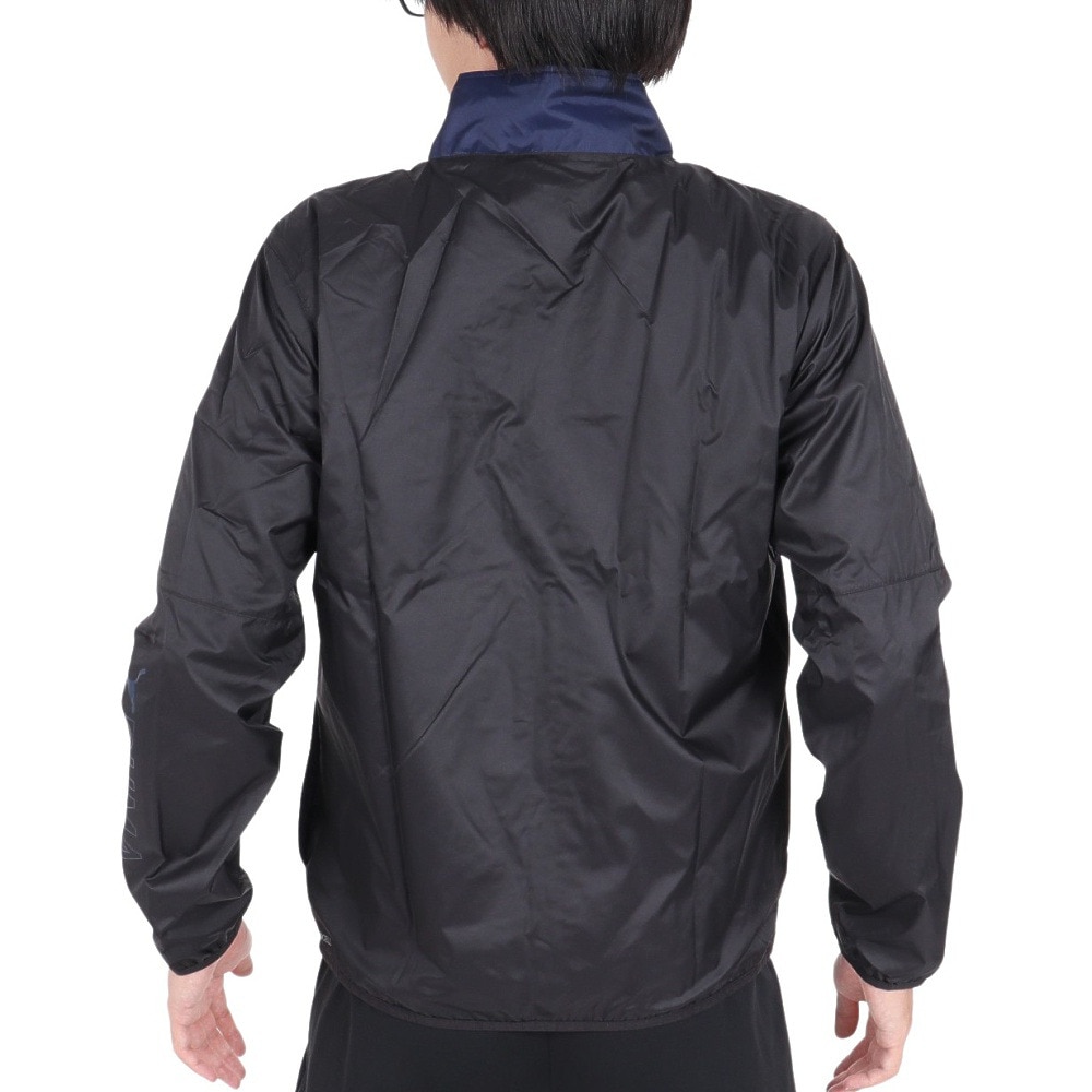 プーマ（PUMA）（メンズ）ジャケット裏起毛 トリコット ウーブン 525022 06 NVY