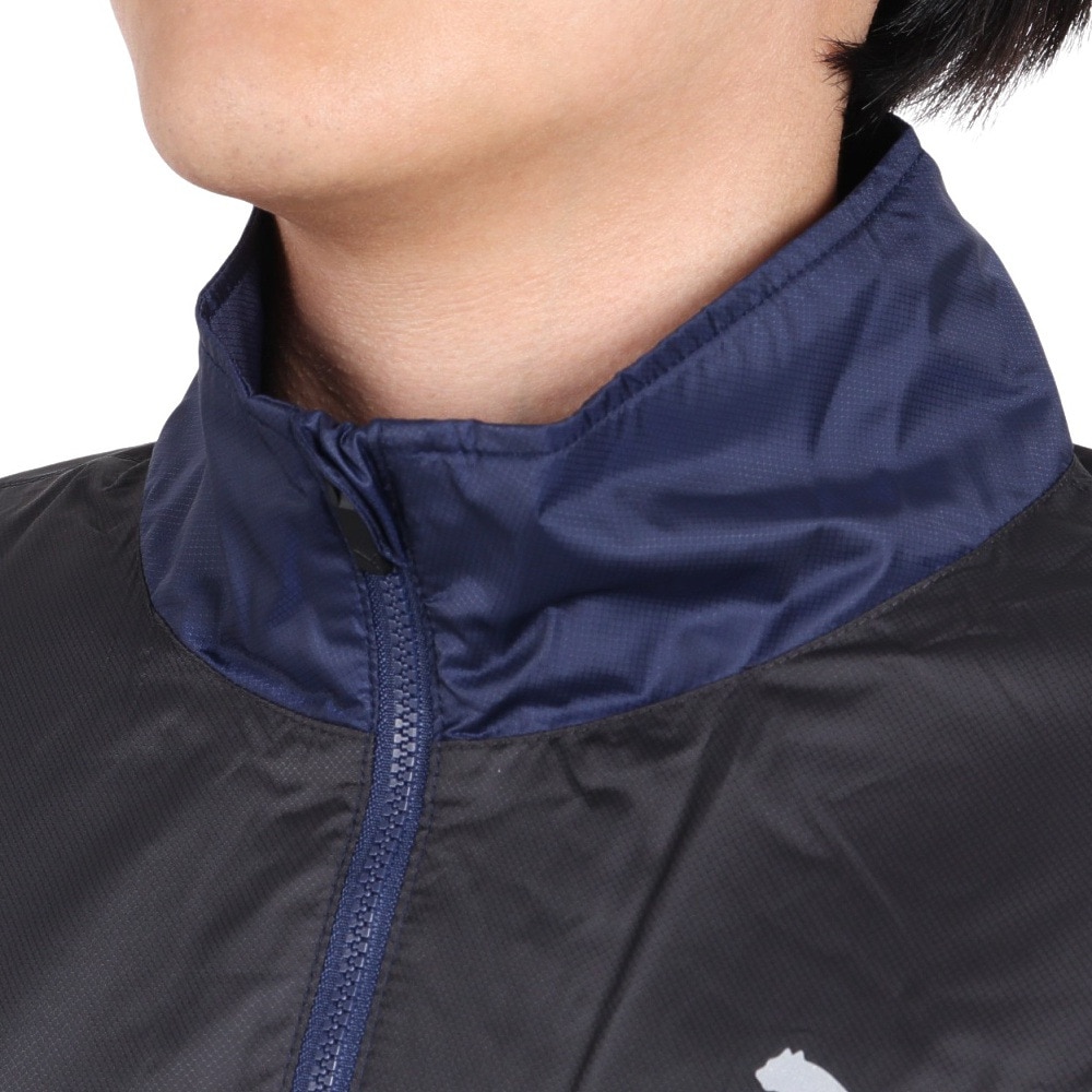 プーマ（PUMA）（メンズ）ジャケット裏起毛 トリコット ウーブン 525022 06 NVY