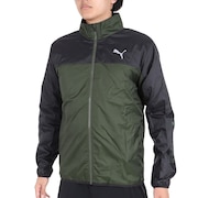 プーマ（PUMA）（メンズ）ジャケット裏起毛 トリコット ウーブン 525022 31 OLV