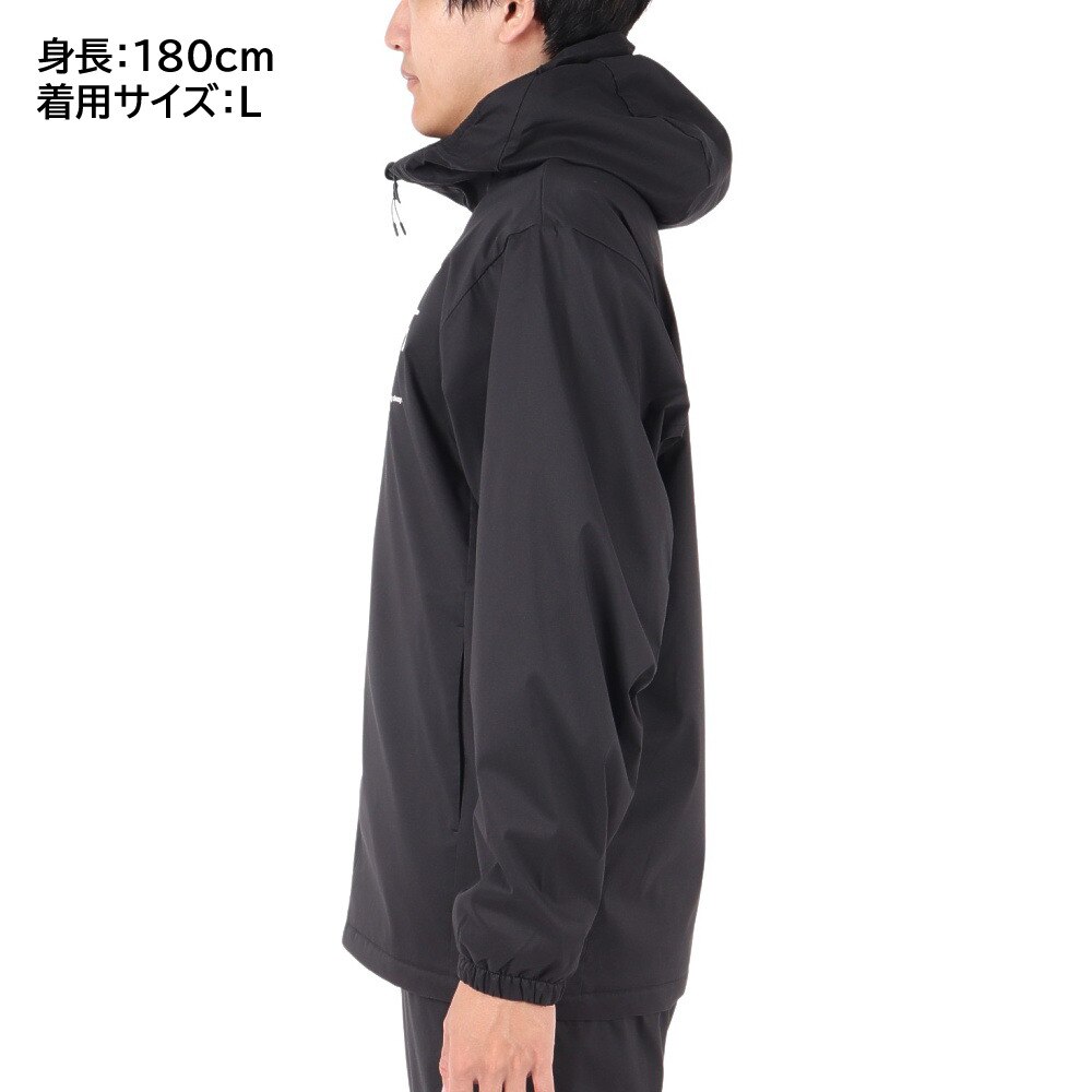 デサント（DESCENTE）（メンズ）AIR THERMOTION フルジップフーディー DMMWJF32 BK