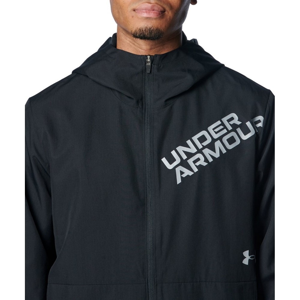 アンダーアーマー（UNDER ARMOUR）（メンズ）トリコット ラインド ウーブン ジャケット 1388237 001