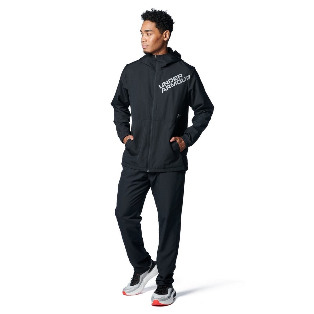 アンダーアーマー（UNDER ARMOUR）（メンズ）トリコット ラインド ウーブン ジャケット 1388237 001