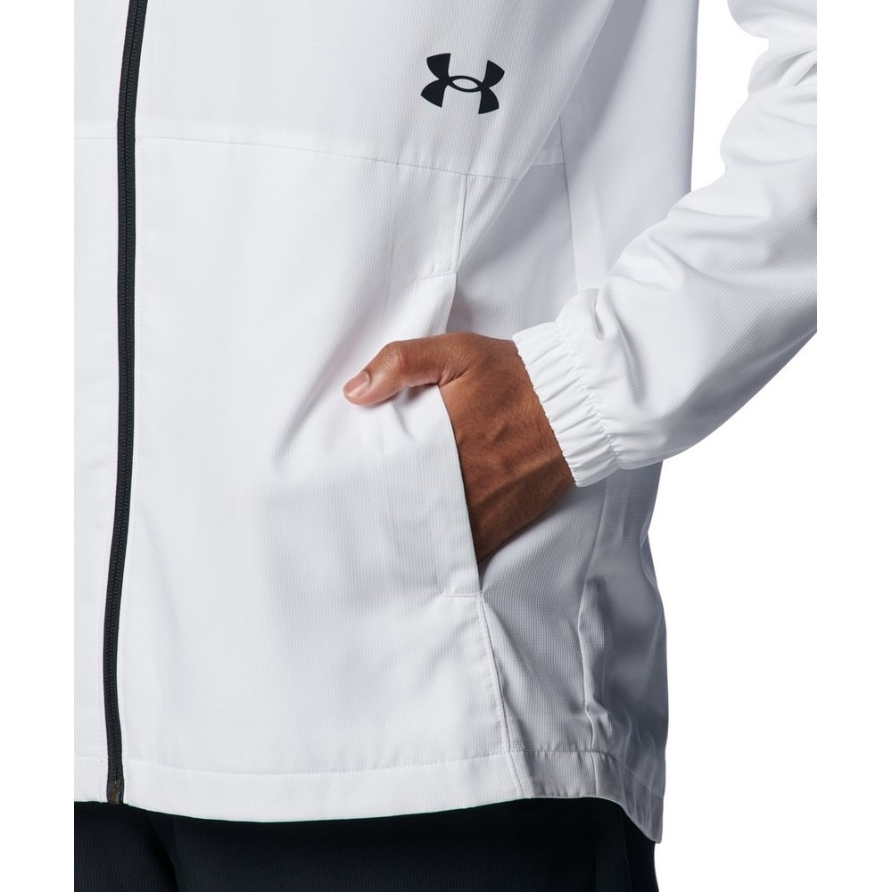 アンダーアーマー（UNDER ARMOUR）（メンズ）トリコット ラインド ウーブン ジャケット 1388237 100