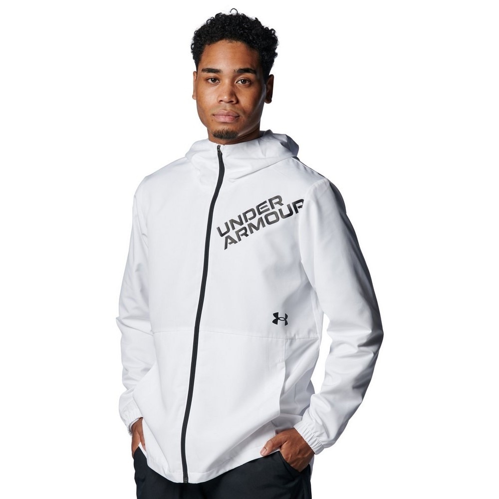アンダーアーマー（UNDER ARMOUR）（メンズ）トリコット ラインド ウーブン ジャケット 1388237 100