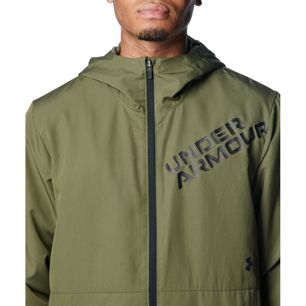 アンダーアーマー（UNDER ARMOUR）（メンズ）トリコット ラインド ウーブン ジャケット 1388237 390