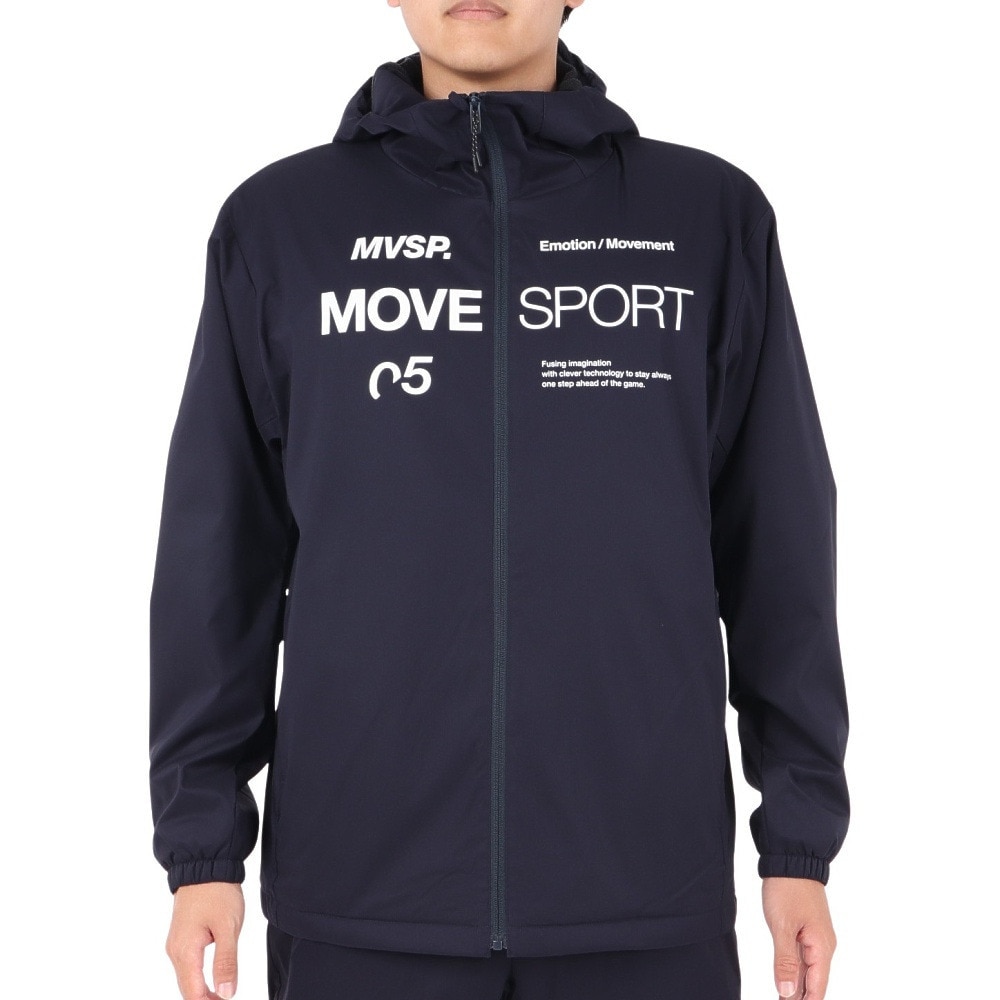 デサント（DESCENTE）（メンズ）AIR THERMOTION フルジップフーディー DMMWJF32 NV