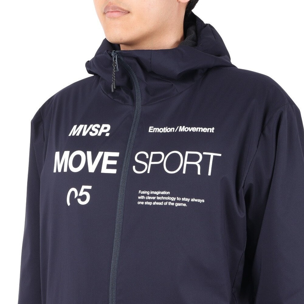 デサント（DESCENTE）（メンズ）AIR THERMOTION フルジップフーディー DMMWJF32 NV