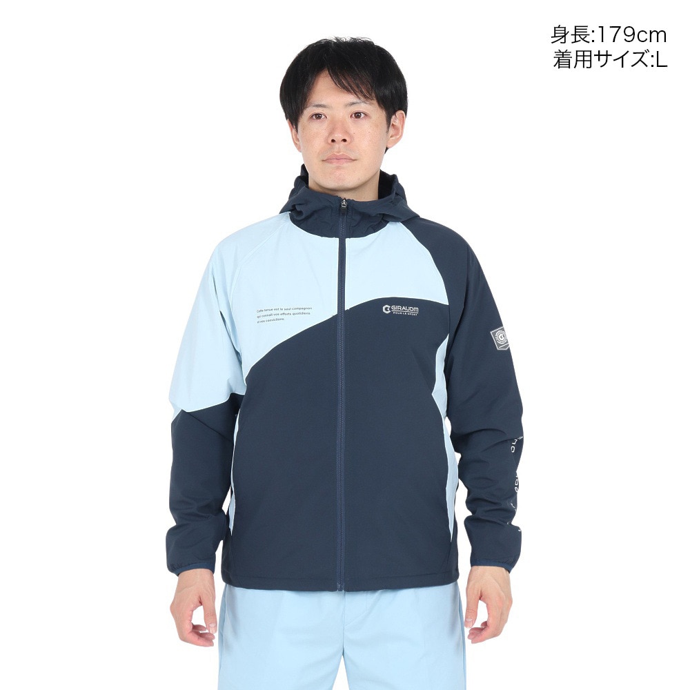 ジローム（GIRAUDM）（メンズ）絶耐撥水 ヒートクロス マジックサーモ BSMESH ジャケット WB4F0005-TR854-GRSD NVY