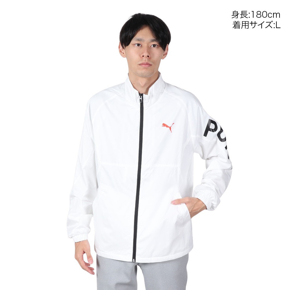 プーマ（PUMA）（メンズ）マジックサーモ トリコットライナージャケット 684818 02 WHT