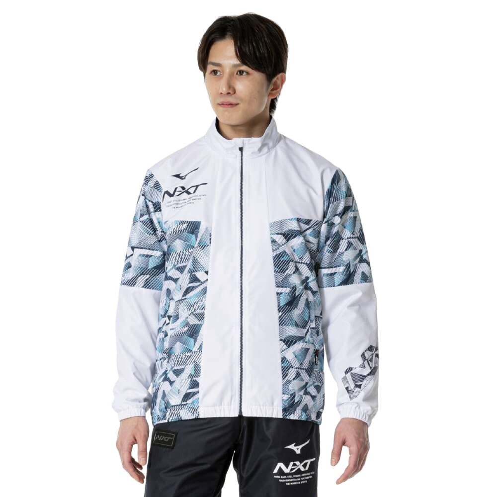 ミズノ（MIZUNO）（メンズ、レディース）N-XT ブレスサーモ ウォーマー ジャケット 32JEB74001