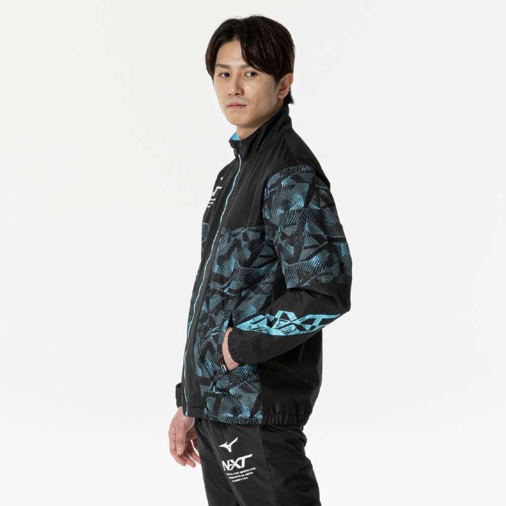 ミズノ（MIZUNO）（メンズ、レディース）N-XT ブレスサーモ ウォーマー ジャケット 32JEB74009