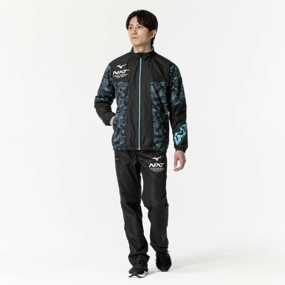 ミズノ（MIZUNO）（メンズ、レディース）N-XT ブレスサーモ ウォーマー ジャケット 32JEB74009