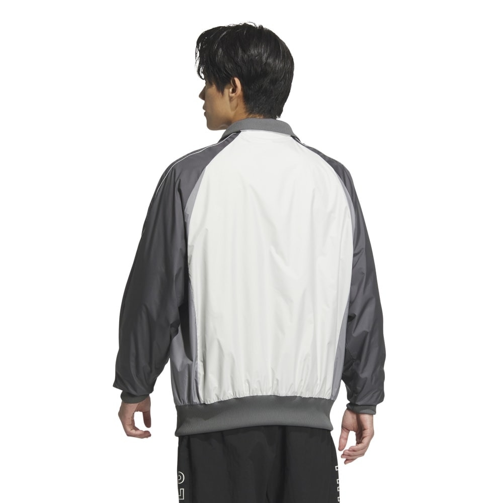アディダス（adidas）（メンズ、レディース）ビヨンド ザ ストライプス ルーズフィット ウーブンジャケット KWX92-JG8577