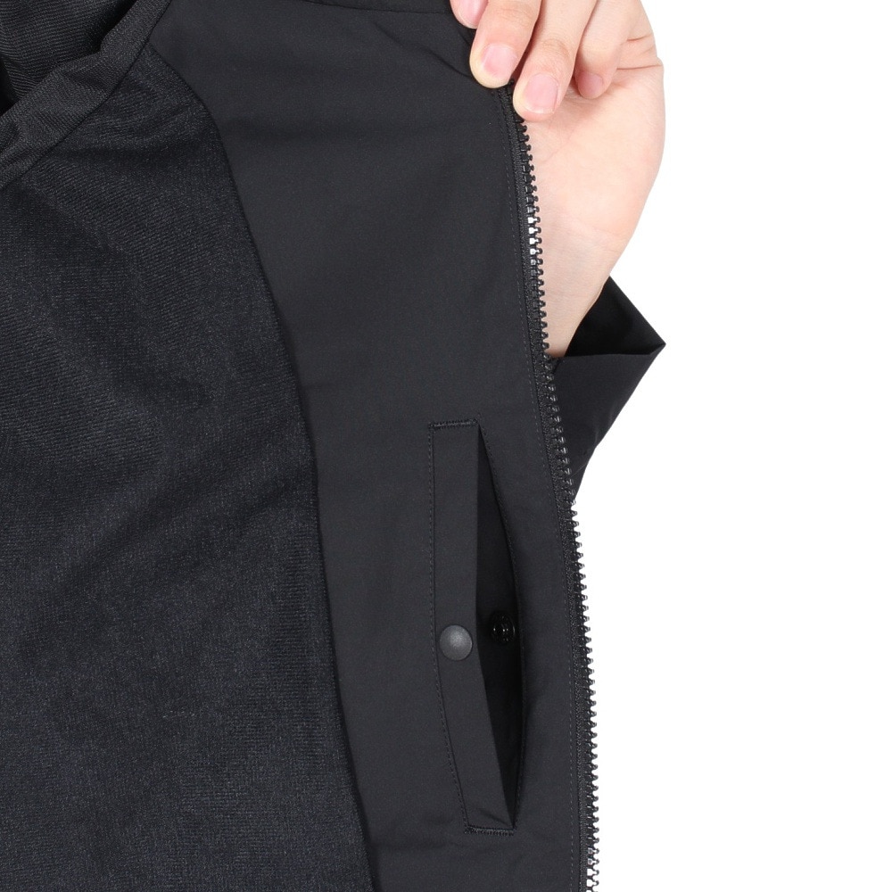 デサント（DESCENTE）（メンズ）HEATNAVI ロゴフルジップ フーディー ST4FWB34M BK00