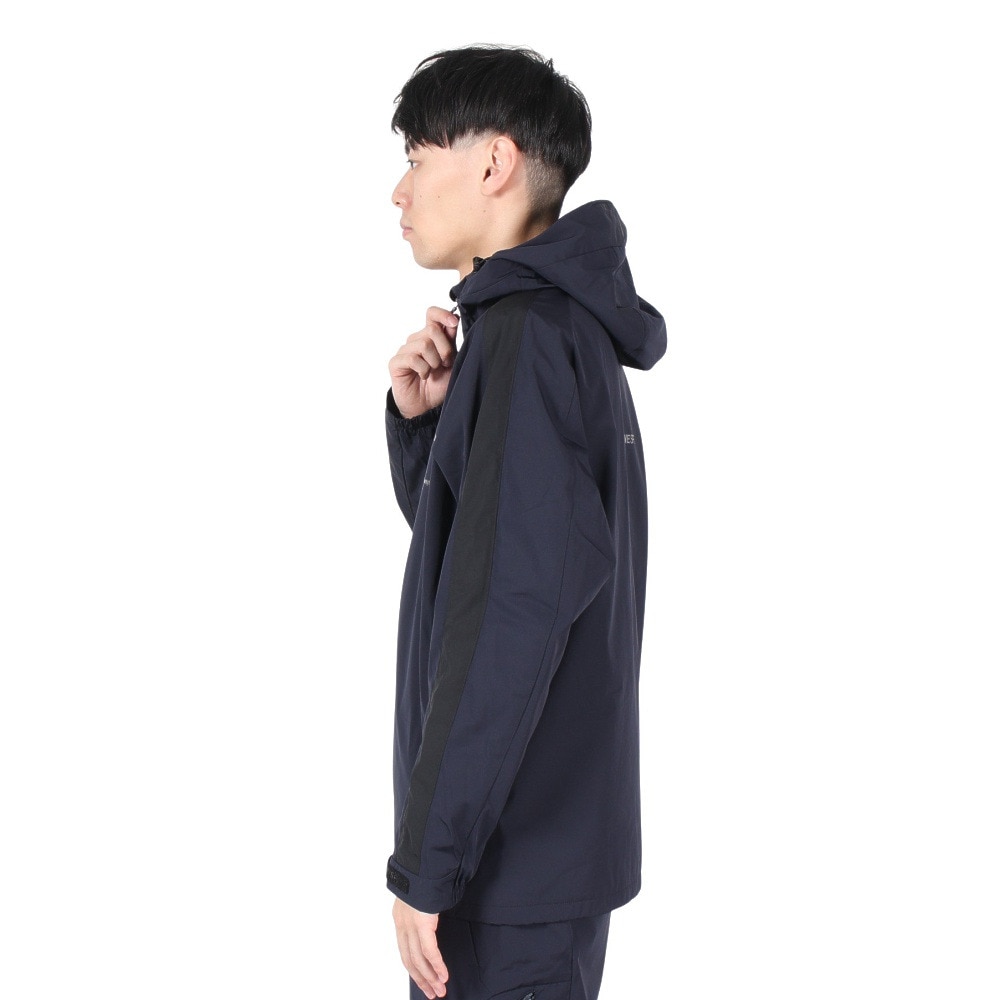 デサント（DESCENTE）（メンズ）HEATNAVI ロゴフルジップ フーディー ST4FWB34M NVBK