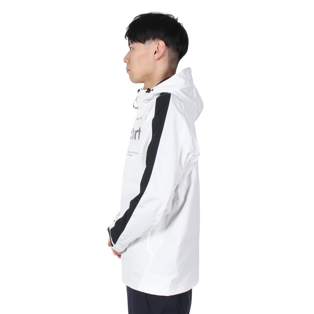 デサント（DESCENTE）（メンズ）HEATNAVI ロゴフルジップ フーディー ST4FWB34M WHBK