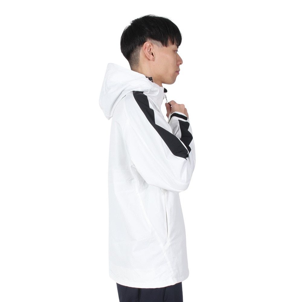 デサント（DESCENTE）（メンズ）HEATNAVI ロゴフルジップ フーディー ST4FWB34M WHBK