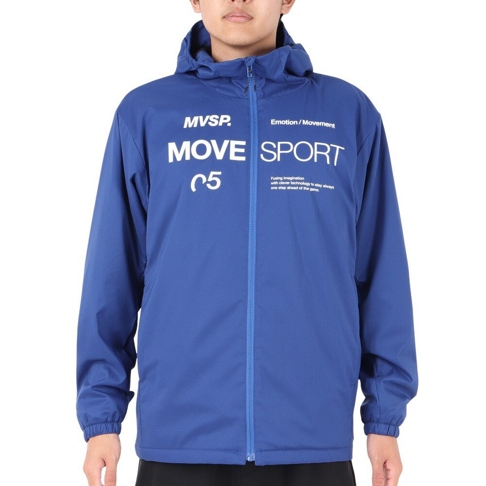 デサント（DESCENTE）（メンズ）AIR THERMOTION フルジップフーディー DMMWJF32 BL