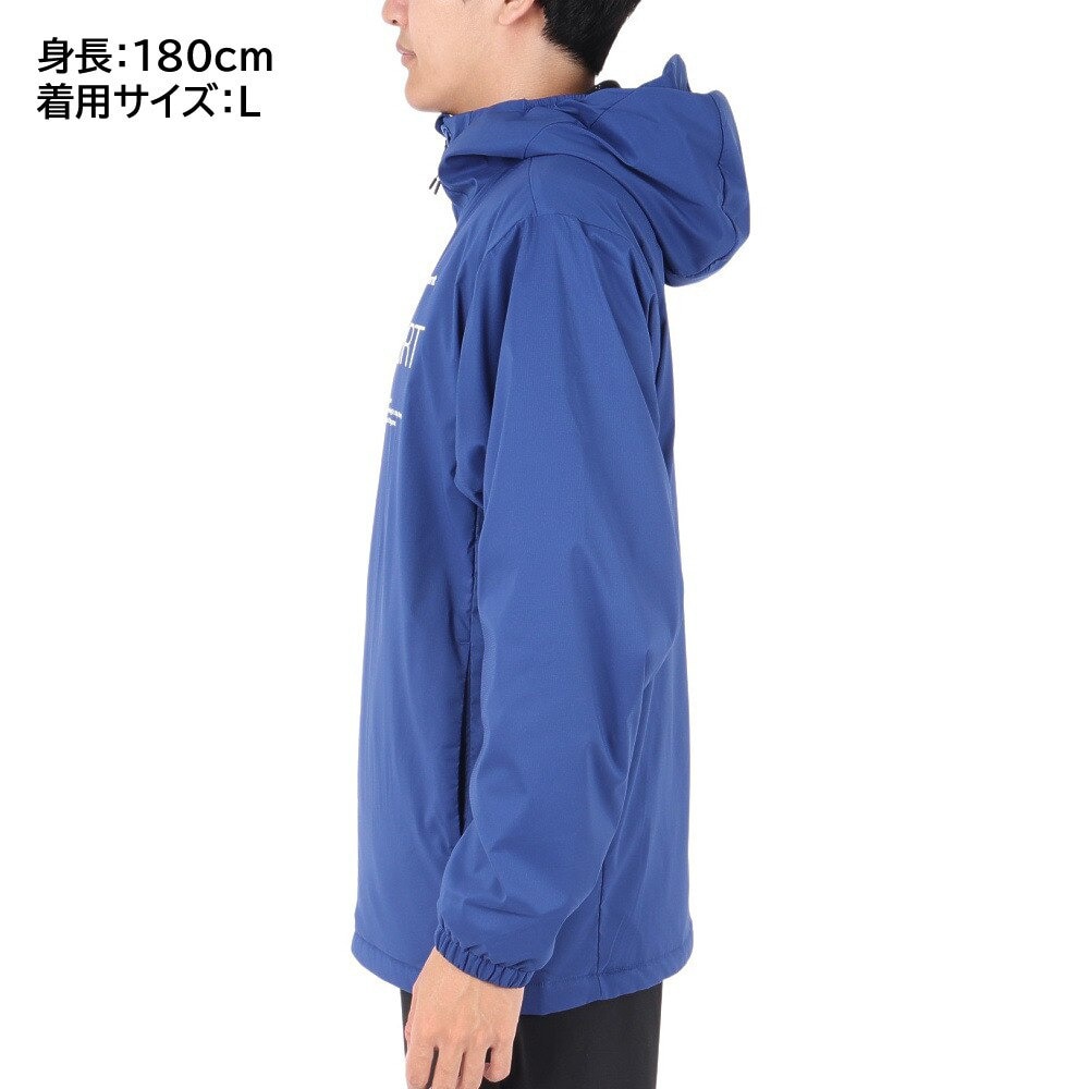 デサント（DESCENTE）（メンズ）AIR THERMOTION フルジップフーディー DMMWJF32 BL